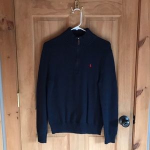 Ralph Lauren Quarter Zip Sweater.